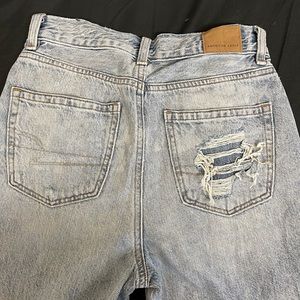 American Eagle mom jeans, Size 0